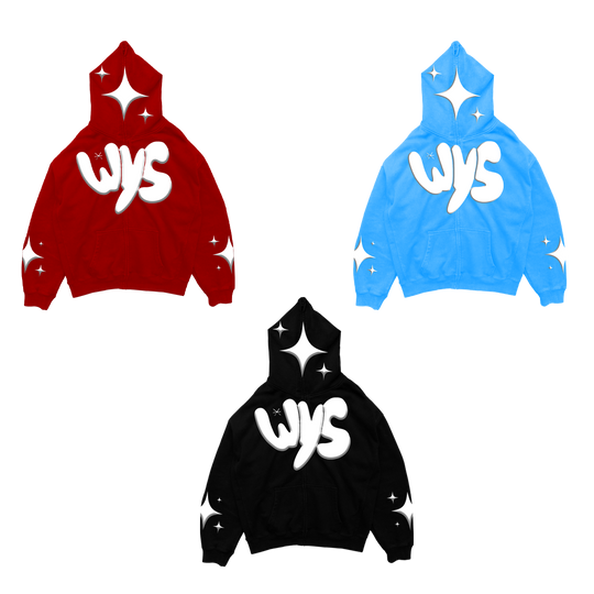 3 Pack - WYS FULLZIP BLCK/WYS FULLZIP UNC/WYS FULLZIP RED